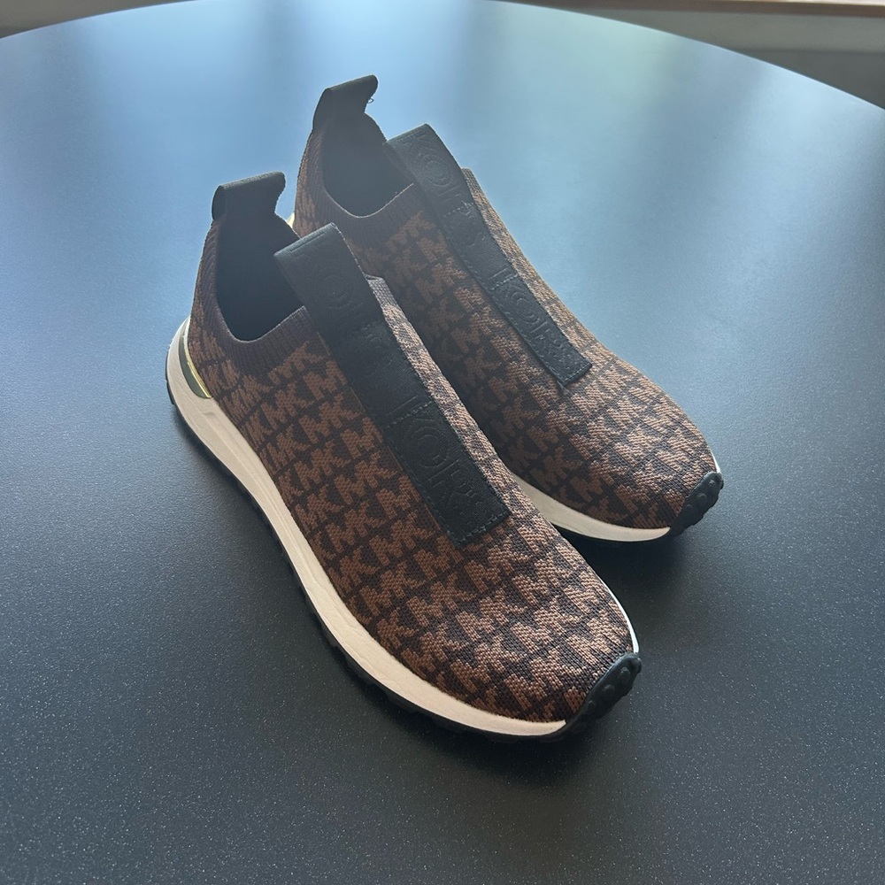 Michael Kors Brown Athletic Shoes